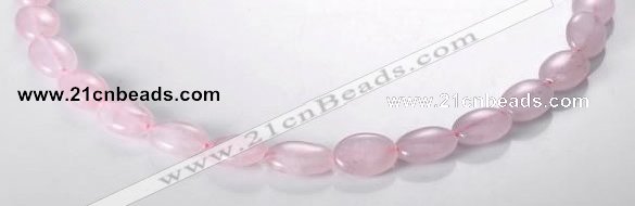 CRQ01 A grade 10*14mm oval natural rose quartz beads wholesale