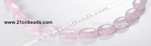 CRQ02 A grade 13*18mm oval natural rose quartz beads Wholesale