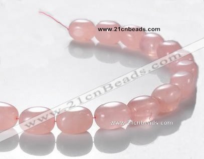 CRQ14 13*18mm egg-shaped A grade natural rose quartz beads