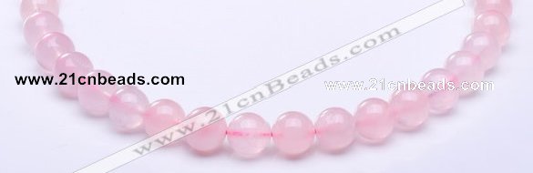 CRQ16 15.5 inches 10mm round natural rose quartz beads Wholesale