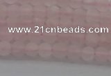 CRQ180 15.5 inches 4mm round matte rose quartz beads wholesale