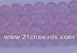 CRQ200 15.5 inches 4mm round Mozambique rose quartz beads