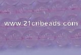 CRQ202 15.5 inches 8mm round Mozambique rose quartz beads