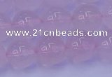 CRQ204 15.5 inches 12mm round Mozambique rose quartz beads