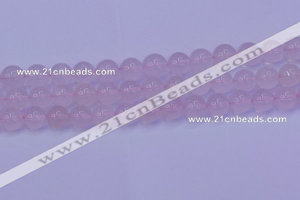 CRQ205 15.5 inches 14mm round Mozambique rose quartz beads