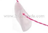 CRQ23 14*35mm daffodilly petal rose quartz beads Wholesale