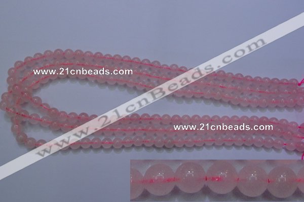 CRQ251 15.5 inches 6mm round rose quartz beads Wholesale