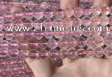 CRQ440 15.5 inches 8mm round rose quartz beads wholesale