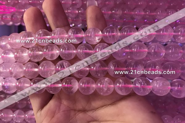 CRQ473 15.5 inches 12mm round rose quartz gemstone beads