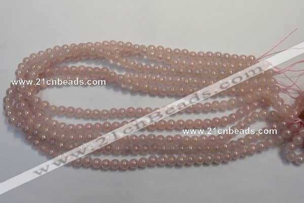 CRQ501 15.5 inches 6mm round AB-color rose quartz beads