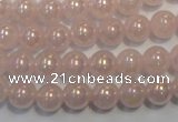 CRQ502 15.5 inches 8mm round AB-color rose quartz beads