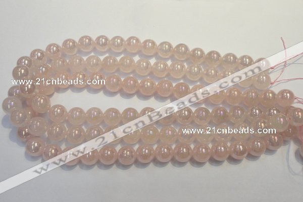 CRQ503 15.5 inches 10mm round AB-color rose quartz beads