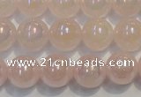 CRQ504 15.5 inches 12mm round AB-color rose quartz beads