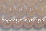 CRQ505 15.5 inches 14mm round AB-color rose quartz beads