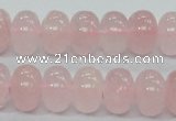 CRQ55 15.5 inches 10*16mm rondelle natural rose quartz beads