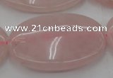 CRQ616 15.5 inches 25*35mm oval rose quartz beads wholesale