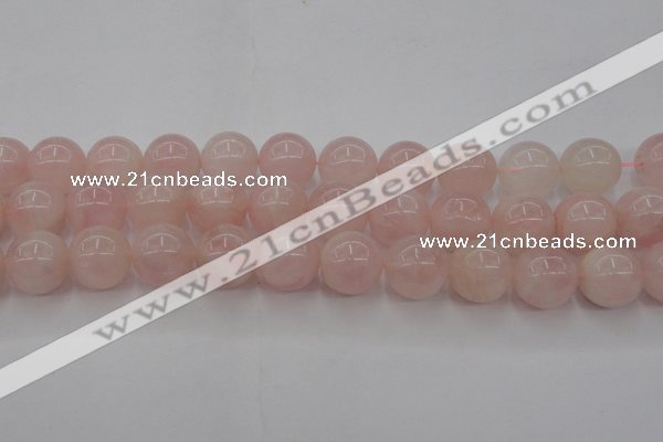 CRQ674 15.5 inches 14mm round rose quartz beads wholesale