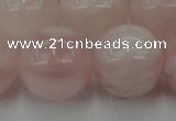CRQ676 15.5 inches 16mm round rose quartz beads wholesale