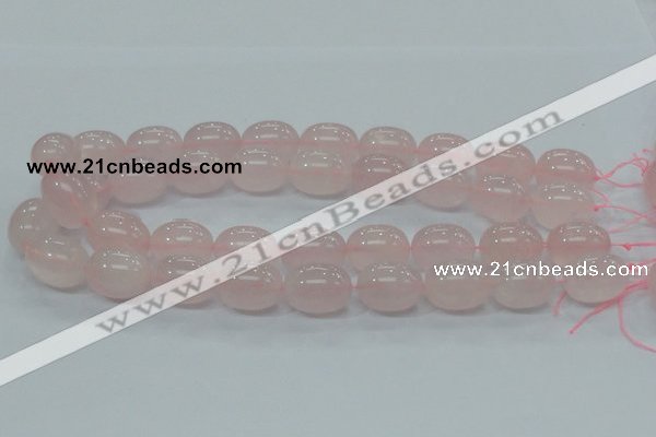 CRQ68 15.5 inches 16*20mm egg-shaped natural rose quartz beads