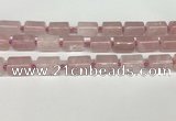 CRQ750 15.5 inches 13*18mm tube rose quartz beads wholesale