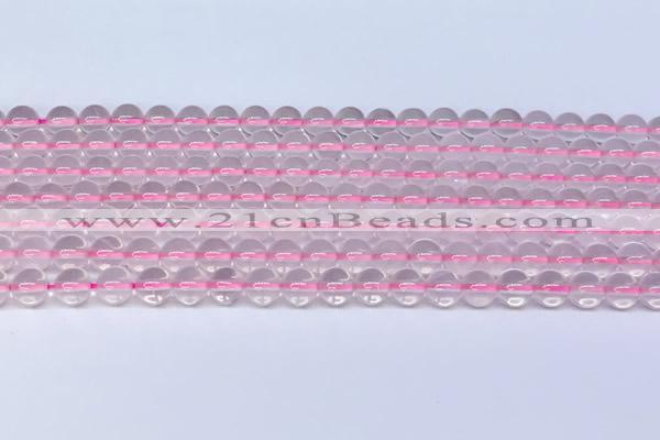 CRQ790 15.5 inches 6mm round rose quartz gemstone beads