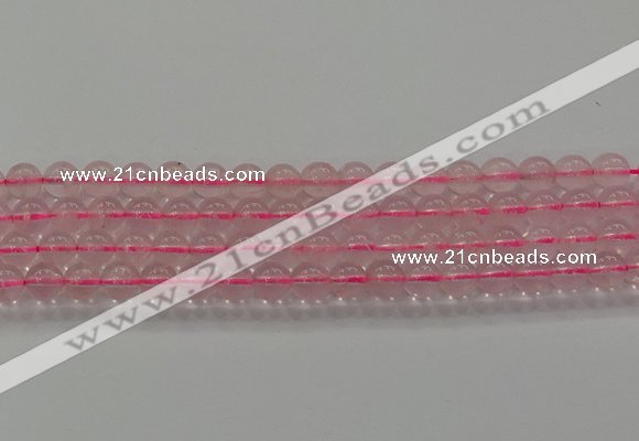 CRQ850 15.5 inches 6mm round natural rose quartz gemstone beads