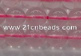 CRQ851 15.5 inches 8mm round natural rose quartz gemstone beads