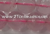 CRQ853 15.5 inches 12mm round natural rose quartz gemstone beads