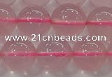 CRQ857 15.5 inches 10mm round natural rose quartz gemstone beads