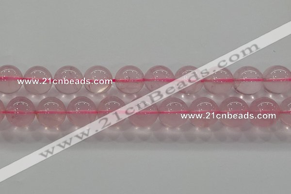 CRQ858 15.5 inches 12mm round natural rose quartz gemstone beads