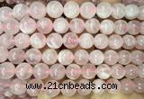 CRQ919 15 inches 10mm round Madagascar rose quartz beads wholesale