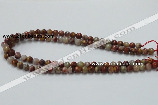 CRS03 15.5 inches 8mm round rainbow stone beads wholesale