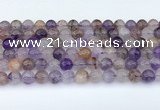 CRU1013 15.5 inches 8mm round mixed rutilated quartz beads