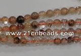 CRU451 15.5 inches 5mm round Multicolor rutilated quartz beads