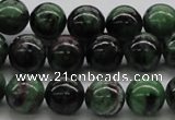 CRZ04 15.5 inches 12mm round ruby zoisite gemstone beads Wholesale