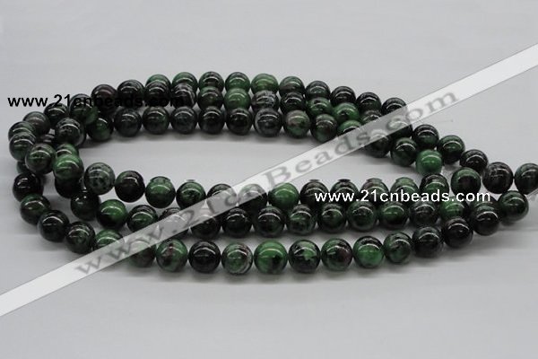 CRZ04 15.5 inches 12mm round ruby zoisite gemstone beads Wholesale