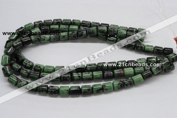 CRZ09 15.5 inches 10*12mm column ruby zoisite gemstone beads Wholesale