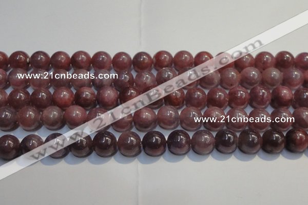 CRZ1003 15.5 inches 7mm - 7.5mm round A grade natural ruby beads