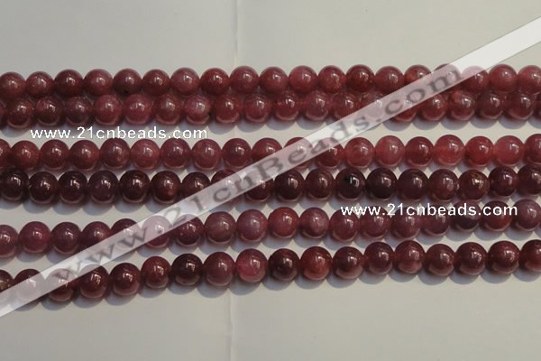 CRZ1008 15.5 inches 6mm - 6.5mm round AA grade natural ruby beads