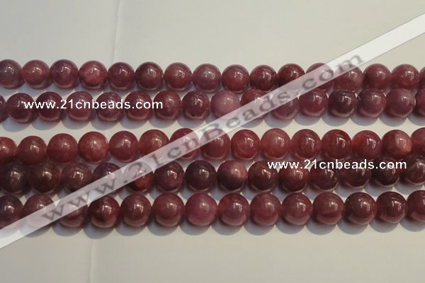 CRZ1009 15.5 inches 7mm - 7.5mm round AA grade natural ruby beads
