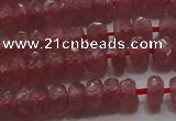 CRZ1101 15.5 inches 3*5mm faceted rondelle AAA+ grade ruby beads