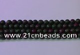 CRZ1111 15.5 inches 6mm round imitation ruby zoisite beads wholesale