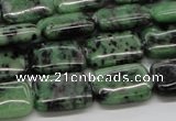 CRZ17 15.5 inches 13*18mm rectangle ruby zoisite gemstone beads