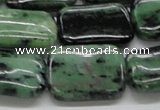 CRZ18 15.5 inches 18*25mm rectangle ruby zoisite gemstone beads