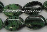 CRZ62 15.5 inches 18*25mm oval ruby zoisite gemstone beads