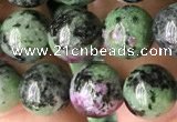 CRZ773 15.5 inches 10mm round ruby zoisite beads wholesale