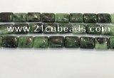 CRZ794 15.5 inches 15*20mm rectangle ruby zoisite gemstone beads