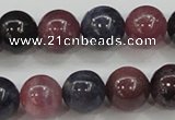 CRZ802 15.5 inches 10mm round natural ruby sapphire beads