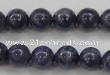 CRZ823 15.5 inches 8mm round natural sapphire gemstone beads