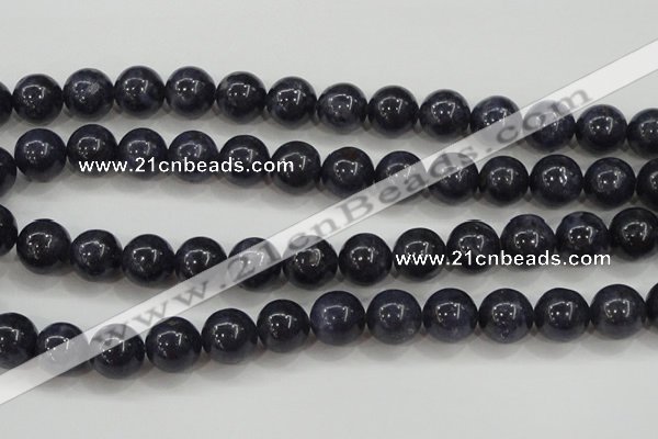 CRZ825 15.5 inches 12mm round natural sapphire gemstone beads